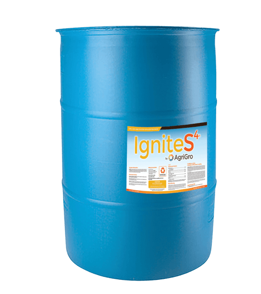 IgniteS4® is formulated for inoculation on all dry N-P-K fertilizer materials and significantly improves the uptake and availability of those nutrients while positively affecting soil health, plant growth and development.