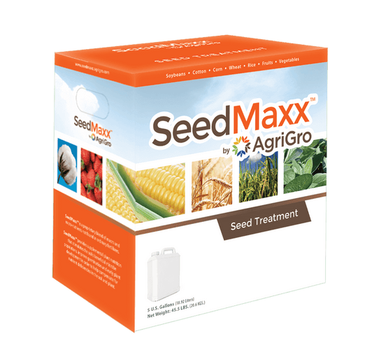SeedMaxx®: A new generation of prebiotic nutrition for soil & plants. Boost crop growth through yield challenges. Formulated for direct seed application.