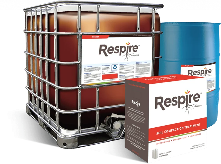 Respire® packaging: 275-gallon tote and 55-gallon drum and case