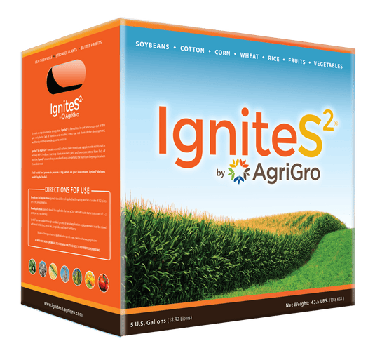 IgniteS2® is formulated to get your crops out of the gate early before lack of nutrition and resulting stress can rob them of the development, health, and yield they were designed to produce