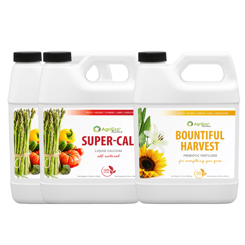 Load image into Gallery viewer, AgriGro Home &amp; Garden Combo Packs featuring Bountiful Harvest®, Ultra®, and SuperCal® for enhanced soil and plant health.

