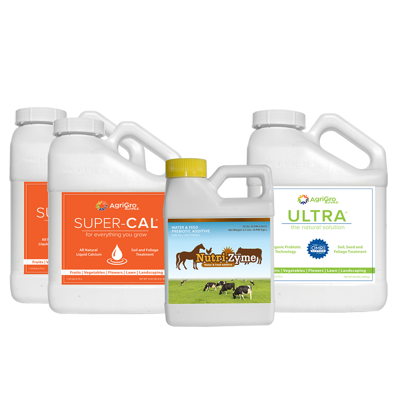 Load image into Gallery viewer, Homestead Combo Ultra® and SuperCal® boost plant growth and soil vitality. Learn about their unique benefits for superior plant and soil health.
