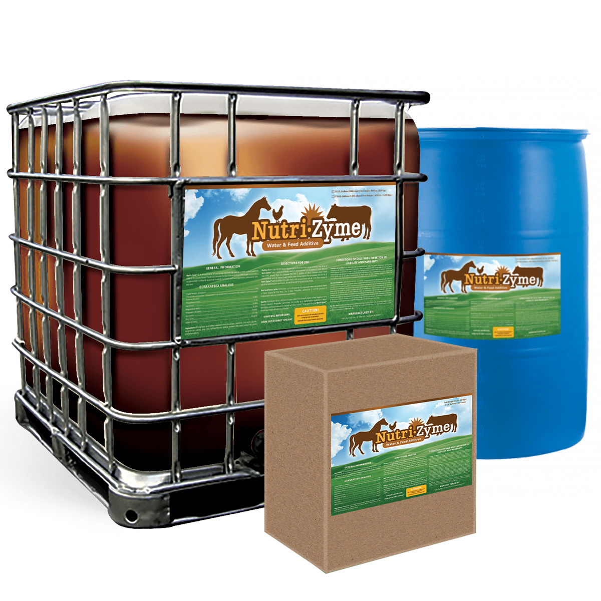 agrigro nutrizyme livestock water and food additive bulk