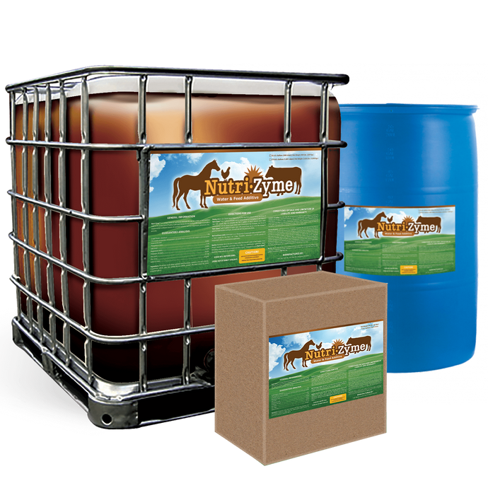 agrigro nutrizyme livestock water and food additive bulk