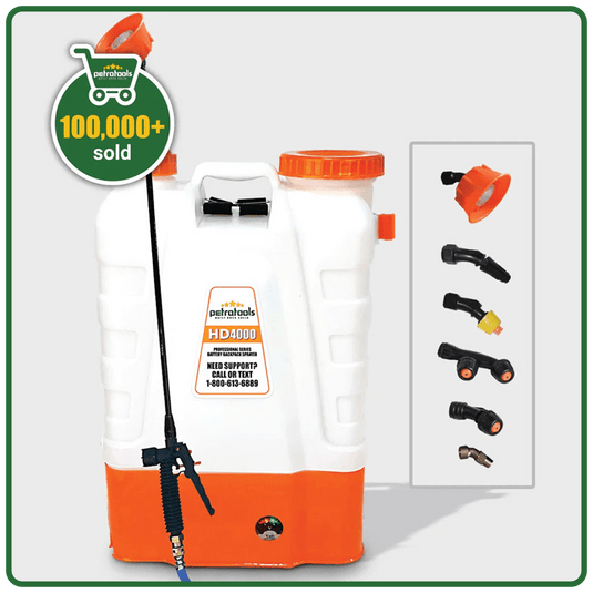 Battery-powered backpack sprayer for efficient spraying without manual pumping - HD4000 Battery Powered Backpack Sprayer.